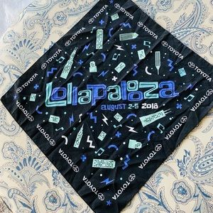Lalapalooza bandanna 2018